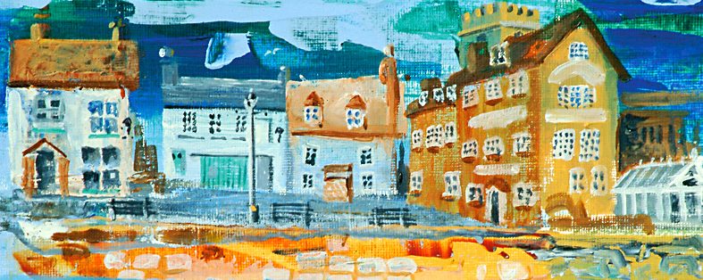 shaun forward painting 'Wareham Quay one'