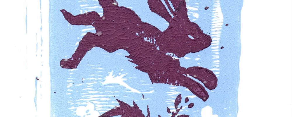 Bunbun limited edition linocut print