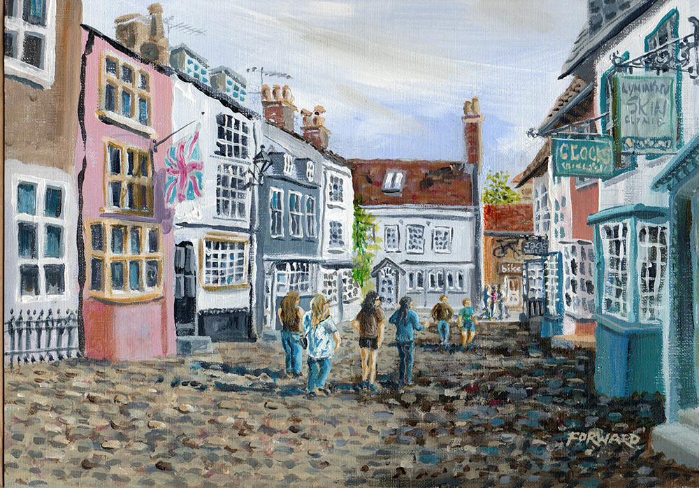 Quay-Hill-Lymington-plein-air