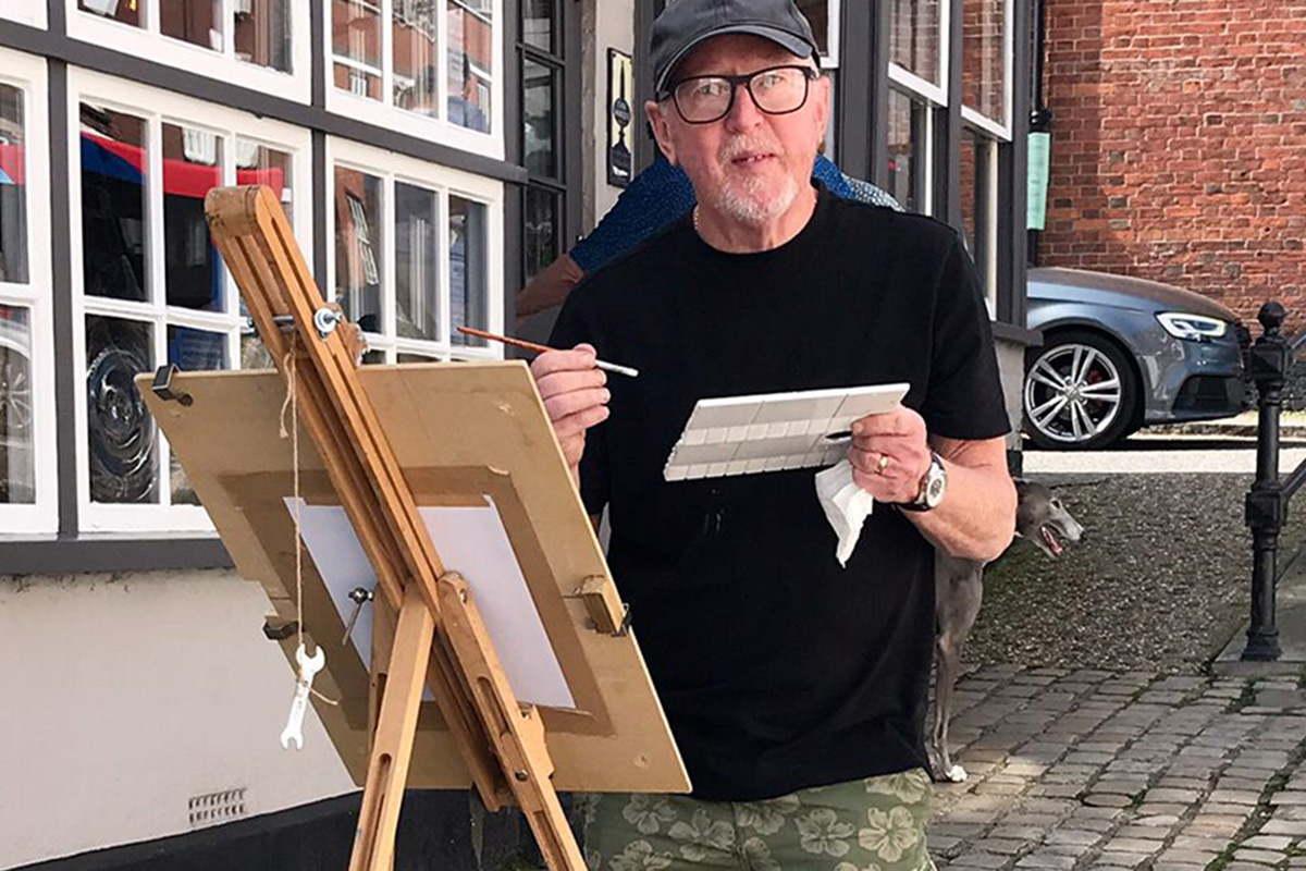 shaun forward plein air in lymington