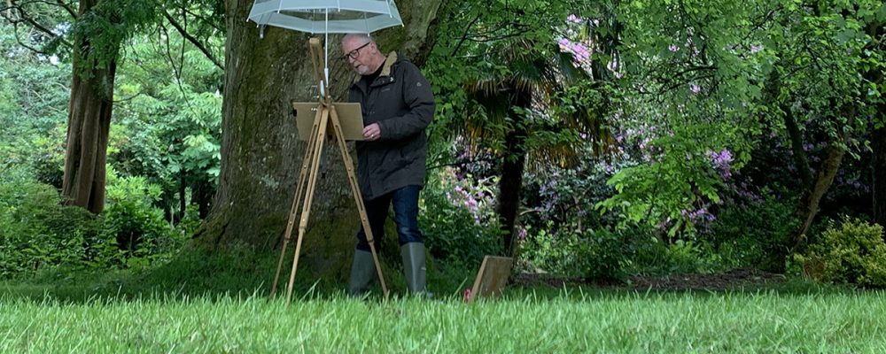 shaun forward plein air at upton house