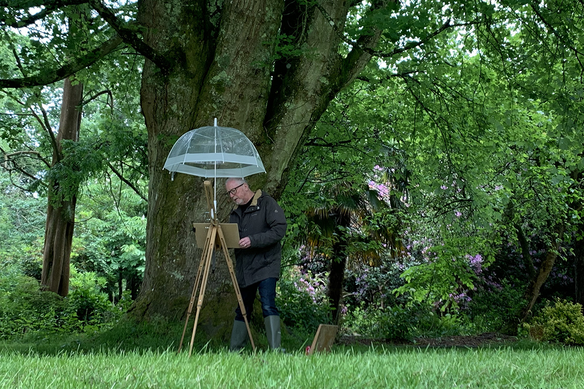 shaun forward plein air at upton house