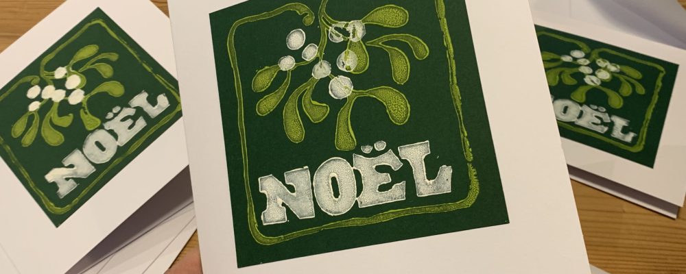 shaun forward Noel Linocut