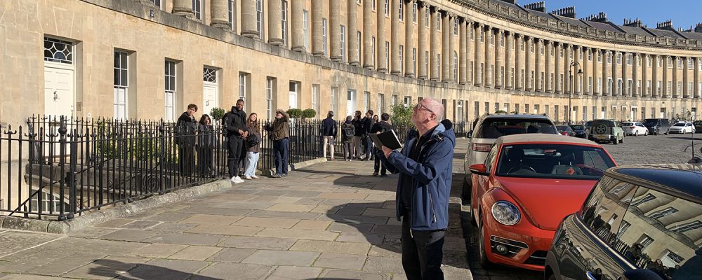 shaun forward urban sketching Royal Crescent Bath